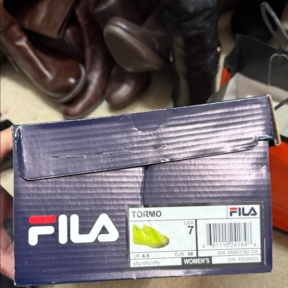 Fila Kids Vibrant Yellow Sneakers - Picture 4 of 4